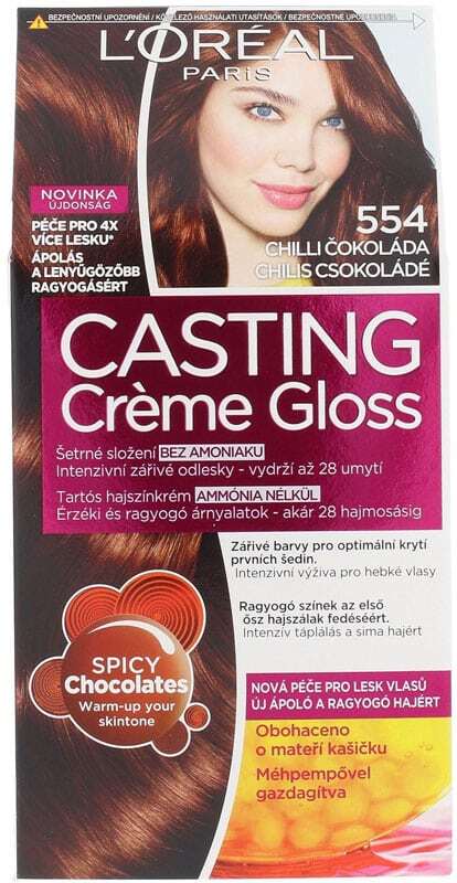 L´oréal Paris Casting Creme Gloss Hair Color 554 Chilli Chocolate 1pc