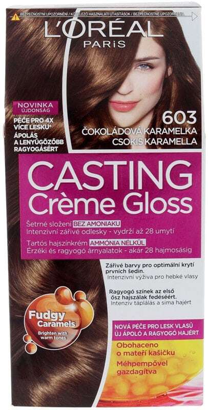 L´oréal Paris Casting Creme Gloss Hair Color 603 Chocolate Caramel 1pc