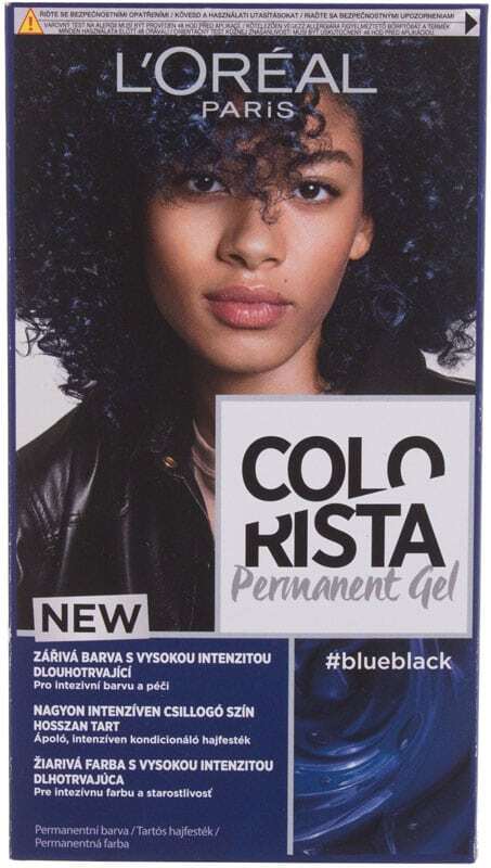 L´oréal Paris Colorista Permanent Gel Hair Color Blue Black 60ml (Colored Hair - All Hair Types)