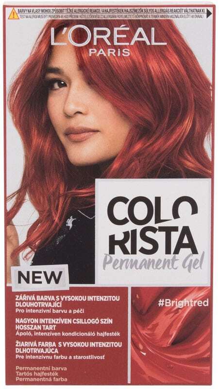 L´oréal Paris Colorista Permanent Gel Hair Color Bright Red 60ml (Colored Hair - All Hair Types)