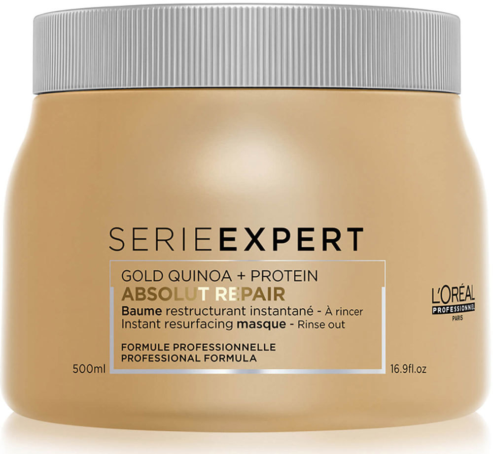 L´oréal Professionnel Série Expert Absolut Repair Gold Quinoa + Protein Instant Resurfacing Masque 500ml (Damaged Hair)