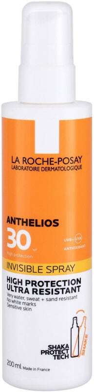 La Roche-posay Anthelios Invisible Spray SPF30 Sun Body Lotion 200ml (Waterproof)