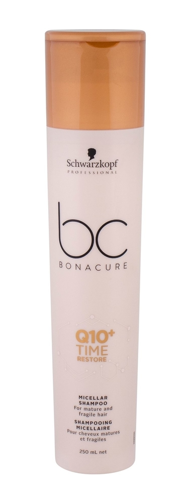 Schwarzkopf Bc Bonacure Q10+ Time Restore Shampoo 250ml (Weak Hair - Dry Hair)