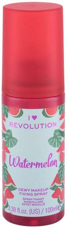 Makeup Revolution London I Heart Revolution Fixing Spray Watermelon Make - Up Fixator 100ml