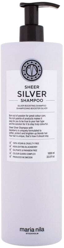 Maria Nila Sheer Silver Shampoo 1000ml (Blonde Hair)