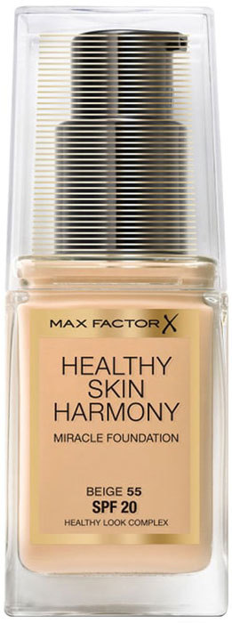 Max Factor Healthy Skin Harmony SPF20 Makeup 55 Beige 30ml