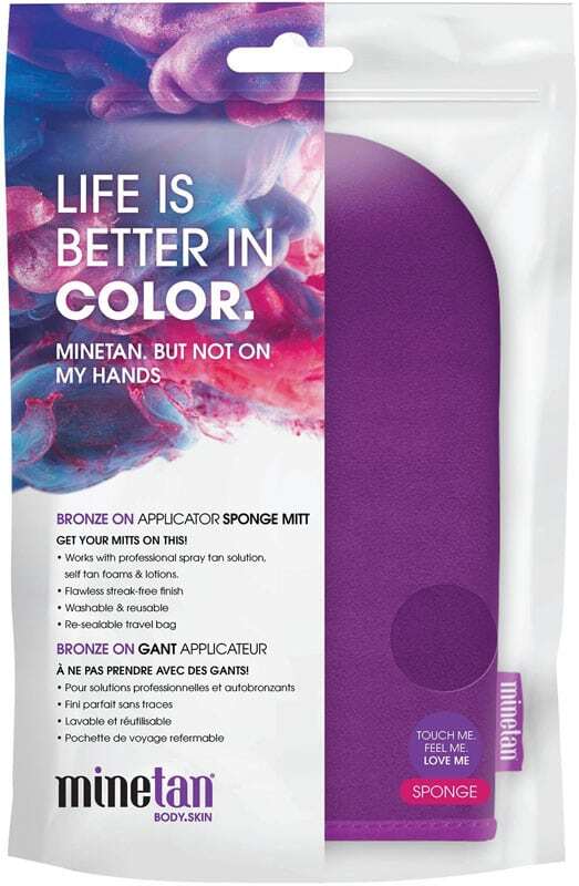 Minetan Bronze On Tan Applicator Mitt Self Tanning Product 1pc