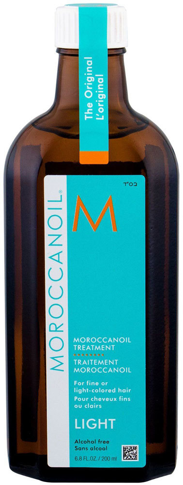 Moroccanoil Treatment Light Hair Oils and Serum 200ml (Blonde Hair - Fine Hair - Grey Hair)