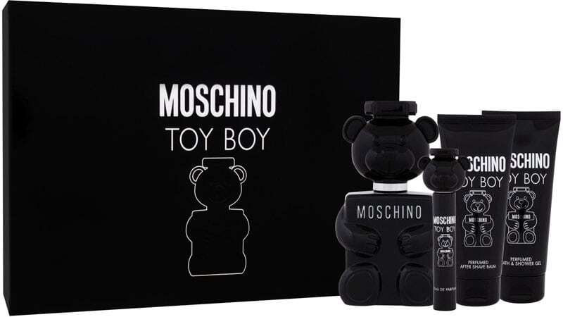 Moschino Toy Boy Eau de Parfum 100ml Combo: Edp 100 Ml + Edp 10 Ml + Aftershave Balm 100 Ml + Shower Gel 100 Ml