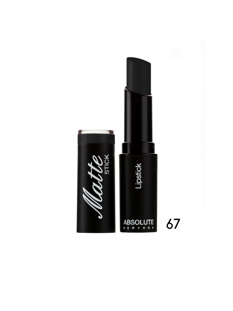 Absolute New York Matte Stick Lipstick - Dare To Wear- Black 67 5,4gr