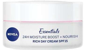 Nivea Essentials Nourishing SPF15 Day Cream 50ml (For All Ages)