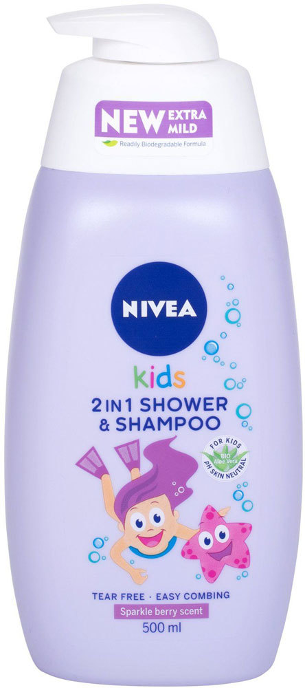 Nivea Kids 2in1 Shower & Shampoo Shower Gel 500ml