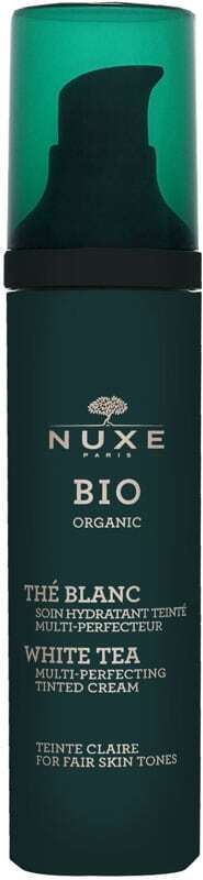 Nuxe Bio Organic White Tea Tinted Cream Fair Skin Tones Day Cream Claire 50ml (Bio Natural Product - For All Ages)
