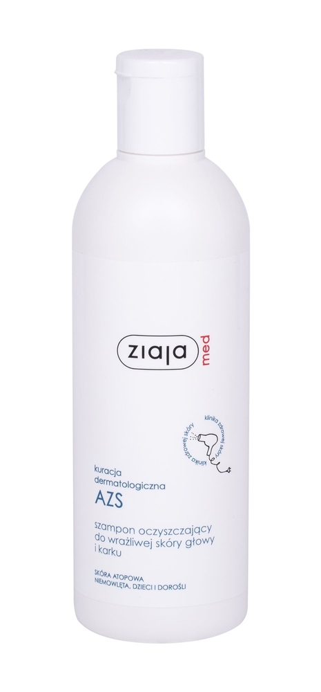 Ziaja Med Atopic Treatment Shampoo 300ml Azs (Sensitive Scalp - Dandruff - Oily Hair)