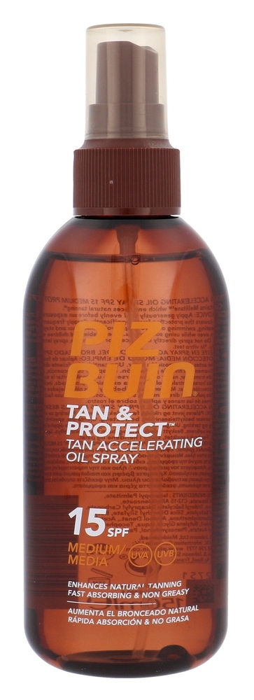 Piz Buin Tan & Protect Tan Accelerating Oil Spray Sun Body Lotion 150ml Spf15