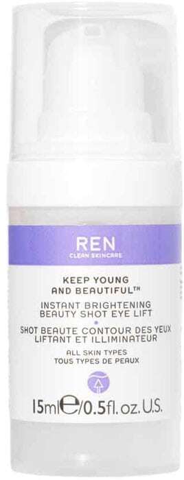 Ren Clean Skincare Keep Young And Beautiful Instant Brightening Beauty Shot Eye Gel 15ml (First Wrinkles - Wrinkles - Mature Skin)