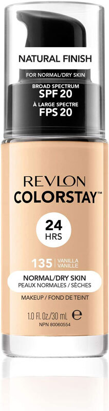 Revlon Colorstay Normal Dry Skin SPF20 Makeup 135 Vanilla 30ml