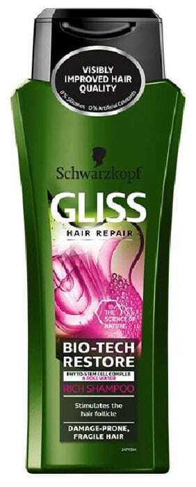 Schwarzkopf Gliss Kur Bio-Tech Restore Shampoo 250ml (Brittle Hair - Damaged Hair)