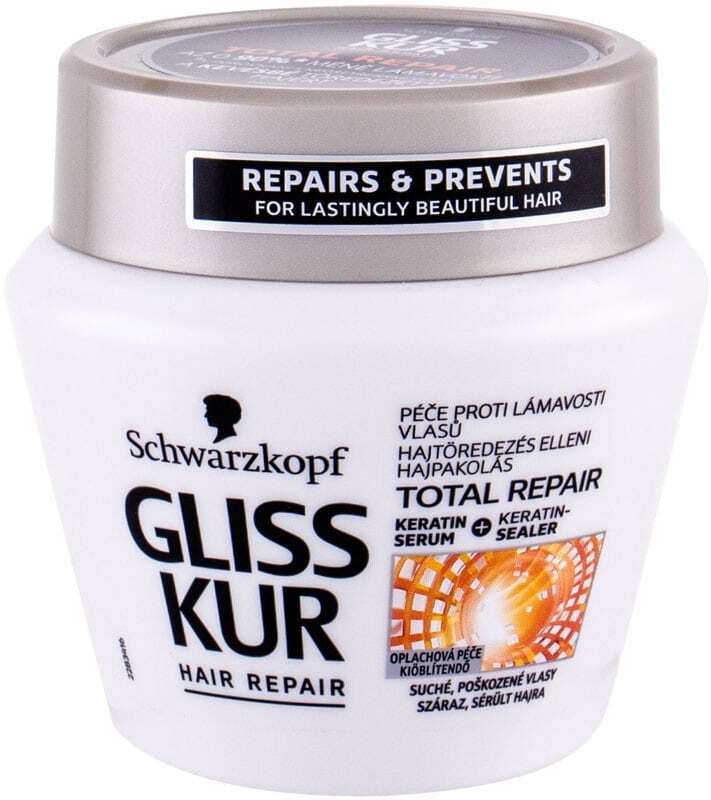 Schwarzkopf Gliss Kur Total Repair Hair Mask 300ml (Brittle Hair - Dry Hair)