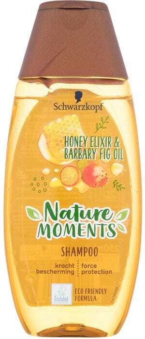 Schwarzkopf Nature Moments Honey Elixir & Barbary Fig Oil Shampoo 250ml (Fine Hair - Brittle Hair)