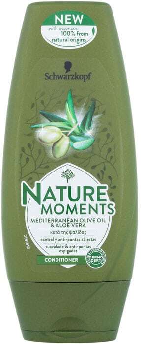 Schwarzkopf Nature Moments Olive Oil & Aloe Vera Conditioner 200ml (Brittle Hair - Damaged Hair - Split Ends)