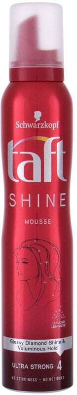 Schwarzkopf Taft Shine Hair Mousse 200ml (Strong Fixation)