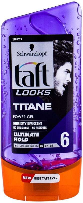 Schwarzkopf Taft Titan Look Power Gel Hair Gel 150ml (Strong Fixation)