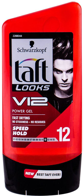 Schwarzkopf Taft V12 Power Gel Hair Gel 150ml (Extra Strong Fixation)