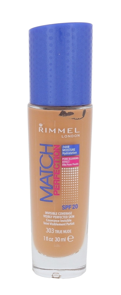 Rimmel London Match Perfection Spf20 Makeup 30ml 303 True Nude