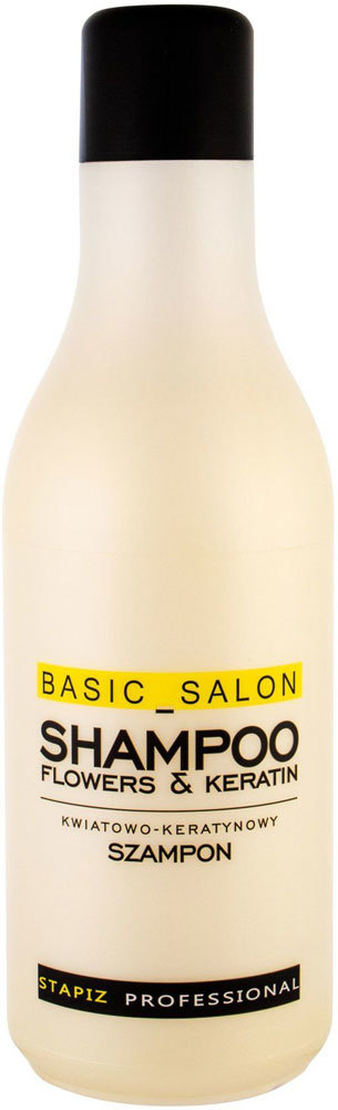 Stapiz Basic Salon Flowers & Keratin Shampoo 1000ml (All Hair Types)