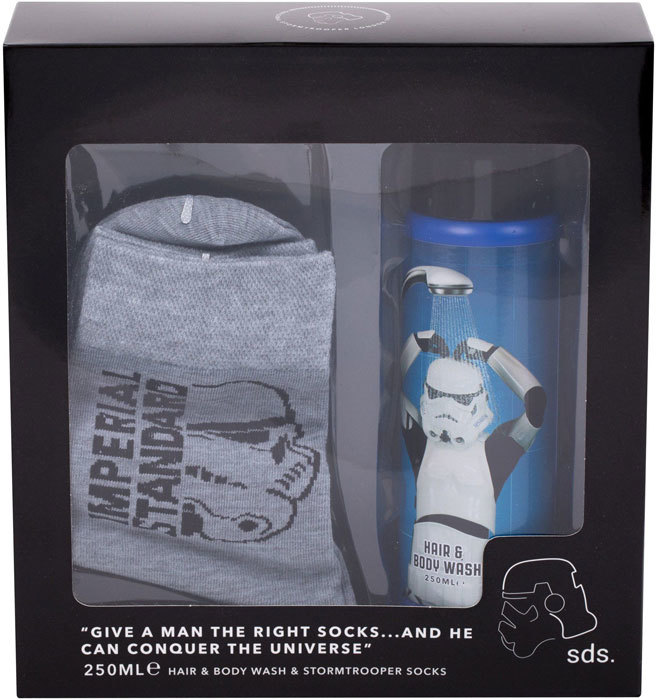 Star Wars Stormtrooper Deodorant 250ml Combo: Deodorant 250 Ml + Socks (Deo Spray)