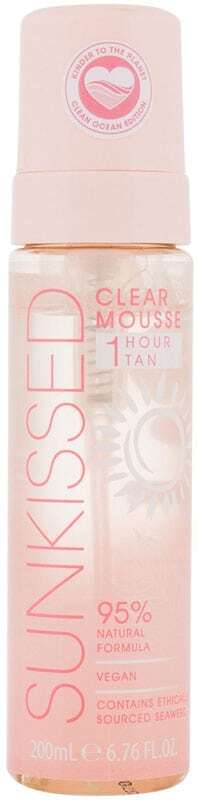 Sunkissed Clear Mousse 1 Hour Tan Self Tanning Product 200ml
