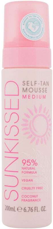 Sunkissed Self-Tan Mousse Self Tanning Product Medium 200ml