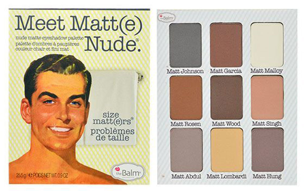 Thebalm Meet Matt(e) Nude Eyeshadow Palette Eye Shadow 25,5gr