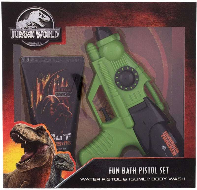 Universal Jurassic World Shower Gel 150ml Combo: Shower Gel Jurassic World 150 Ml + Water Gun