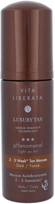 Vita Liberata Phenomenal 2-3 Week Tan Mousse Self Tanning Product Dark 125ml