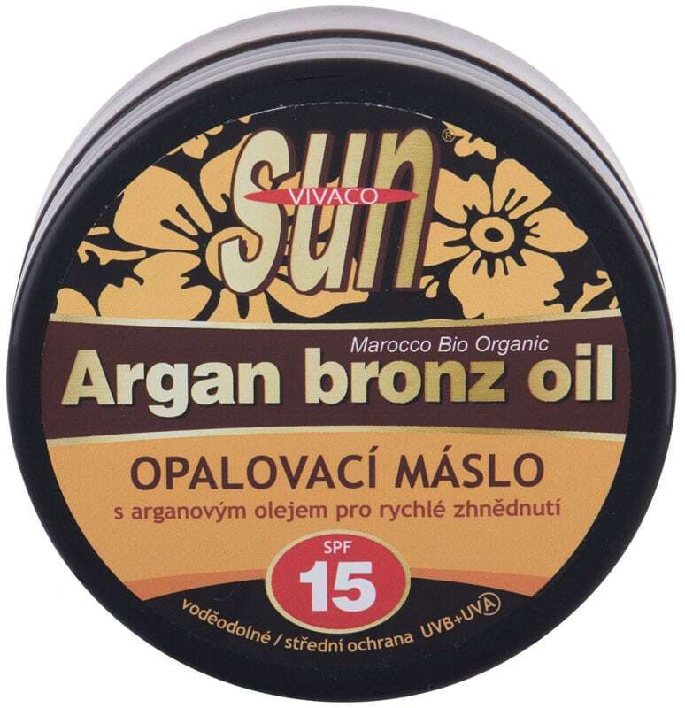 Vivaco Sun Argan Bronz Oil SPF15 Face Sun Care 200ml (Waterproof)