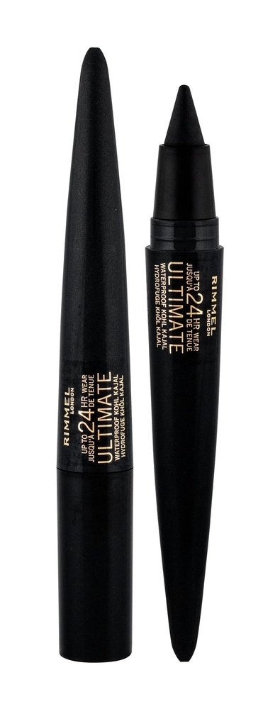 Rimmel London Ultimate Eye Pencil 1,6gr Waterproof 24hr 001 Black Obsidian