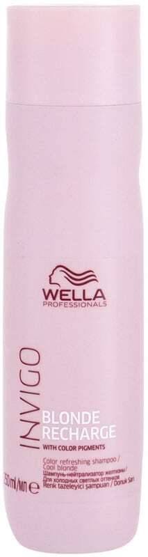 Wella Professionals Invigo Blonde Recharge Shampoo Cool Blonde 250ml (Colored Hair - Blonde Hair)