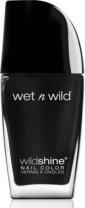 Wet N Wild Wild Shine Nail Color Black Creme 485D 12,3ml