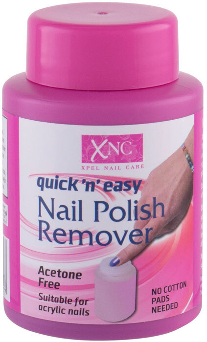 Xpel Nail Care Quick n Easy Acetone Free Nail Polish Remover 75ml