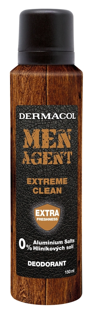 Dermacol Men Agent Extreme Clean Deodorant 150ml Aluminum Free (Deo Spray)