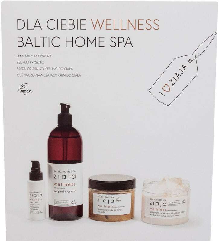 Ziaja Baltic Home Spa Wellness Set Combo: Day Cream 50ml + Body Peeling Chocolate 300ml + Day Cream Chocolate + Shower Gel 500ml (For All Ages)