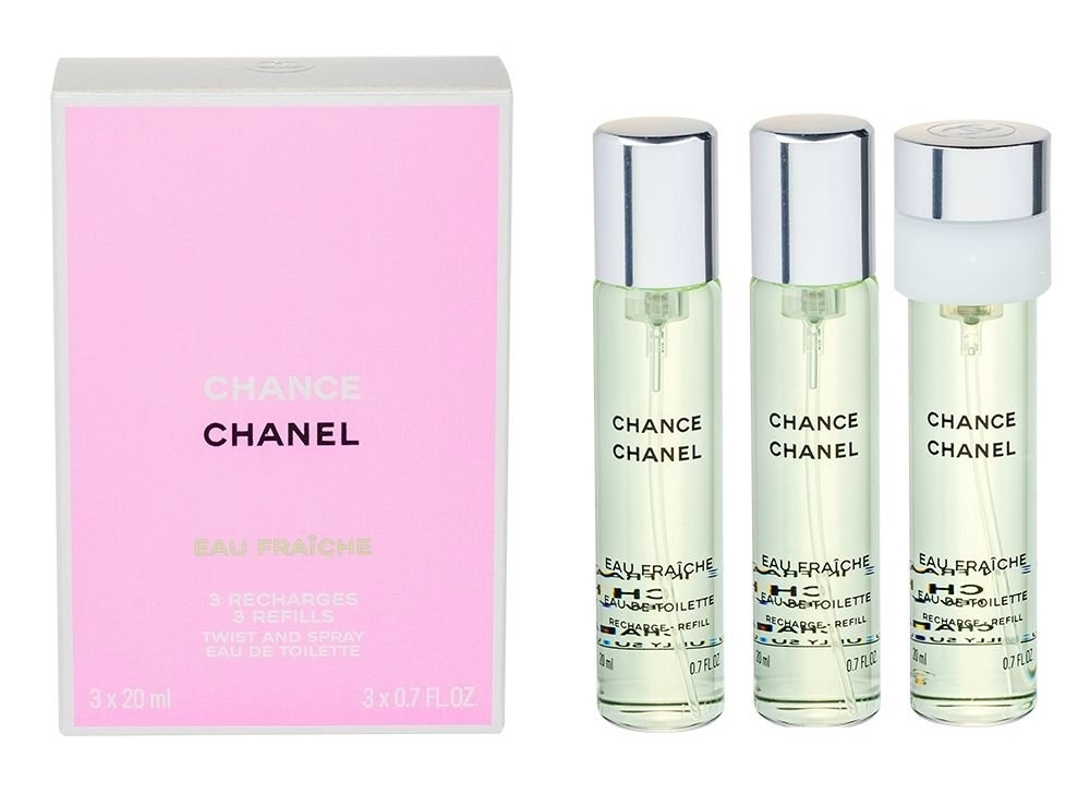 Chanel Chance Eau Fraiche Eau de Toilette 3x20ml (Refill)