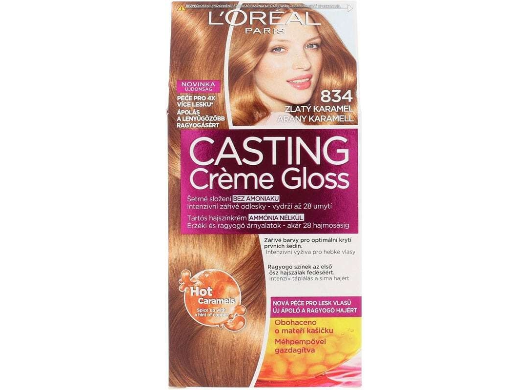 goal Accurate equal Loréal Paris Casting Creme Gloss Hair Color 834 Hot Caramel 48ml