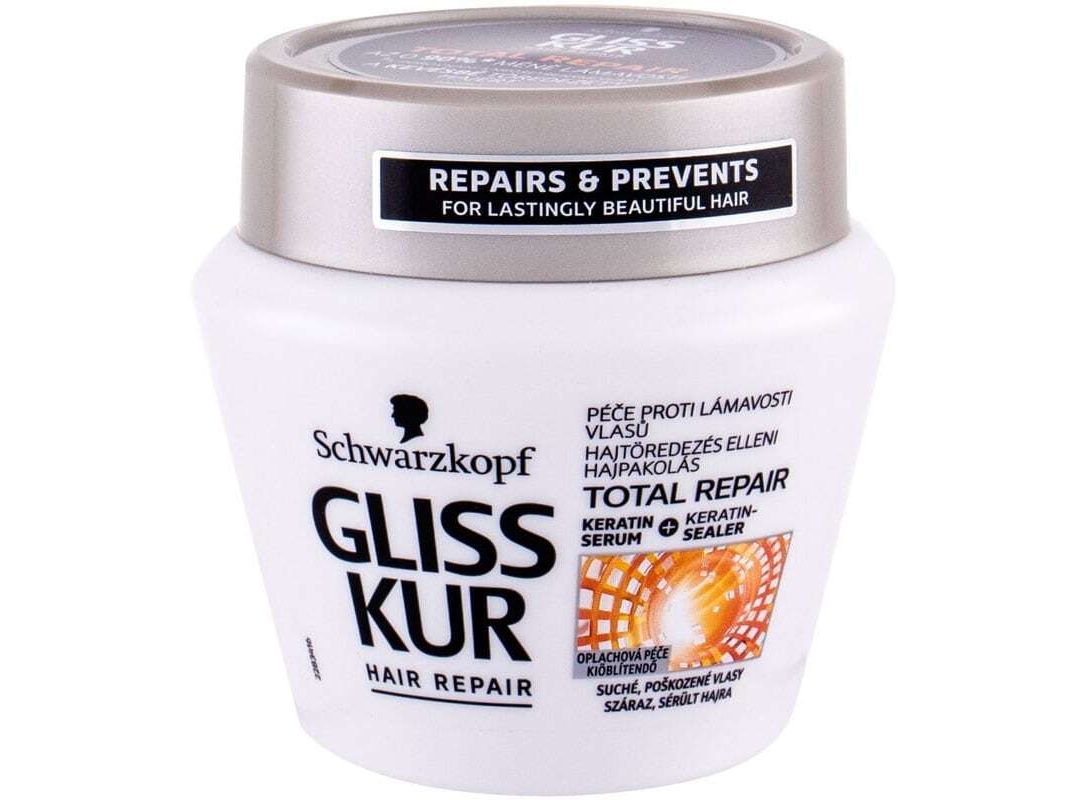 Schwarzkopf Gliss Total Repair 2-in-1 Replenish Treatment Hair Mask 300ml  (Brittle Hair - Dry Hair)