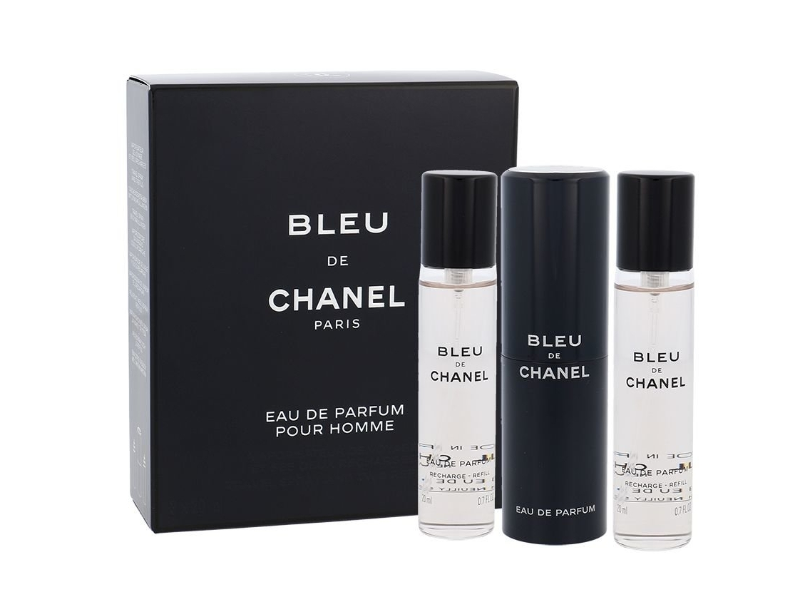 Chanel Bleu de Chanel Eau de Parfum 3x20ml (Twist and Spray)