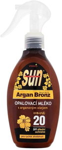 Vivaco Sun Argan Bronz Suntan Lotion SPF20 Sun Body Lotion 200ml (Waterproof)