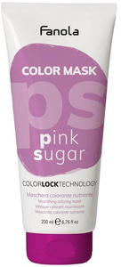 Fanola Color Mask Hair Color Pink Sugar 200ml (Colored Hair - All Hair Types)