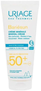 Uriage Bariésun Mineral Cream SPF50+ Face Sun Care 100ml (Waterproof)